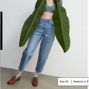 Madewell balloon jean size 25